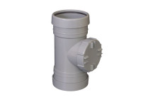 E.TUPLING 4\" SOIL DOUBLE-SOCKET ACCESS PIPE - WHITE