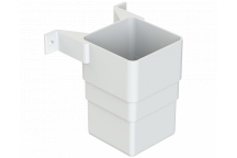 DPSQ65 PIPE CONNECTORS; OFFSET WHITE