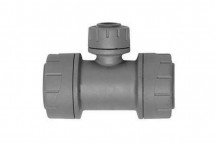 POLYPLUMB ORIGINAL BRANCH REDUCED TEE; 22X22X15MM