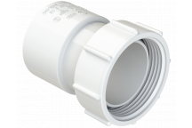 S/WELD THREADED COUPLING; 40MM WHITE