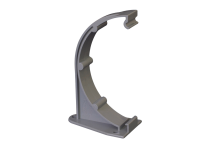 E.TUPLING 150MM GUTTER BRACKET HALF ROUND KOMMERCIAL GREY