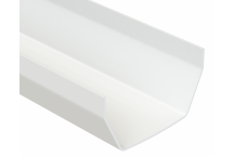 RWSQ112 SQUARE GUTTER; 2M WHITE