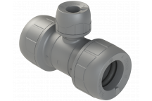 POLYPLUMB BRANCH REDUCED TEE; 22X22X10MM