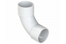 S/WELD SWEPT BEND 92.5DEG; 32MM WHITE