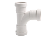 E.Tupling Push-Fit Waste 40mm 90° Swept Branch White