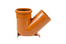 FLO UNDERGND UNIVERSAL GULLY 45DEG;110MM