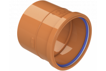 DRAIN SINGLE SOCKET COUPLER; 4\"/110MM