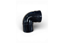 E.TUPLING SOLVENT SOIL TIGHT 90DEG SINGLE-SOCKET BEND - BLACK