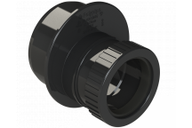 POLYPIPE RING-SEAL REDUCER;3\"/82MM TO 50MM WASTE BLK