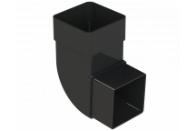 DPSQ65 92.5 DEGREE OFFSET BEND; BLACK