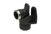 PLASSON PUSHFIT WALL PLATE ELBOW - 20MM X 1/2\"