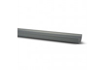 RWHR075 HALF ROUND GUTTER; 2M GREY