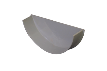 E.TUPLING 150MM INTERNAL STOPEND HALF ROUND KOMMERCIAL GREY