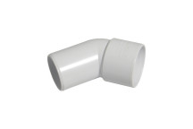 FLOPLAST S/WELD SPIGOT BEND 45 DEG OBTUSE OFFSET; 40MM WHITE