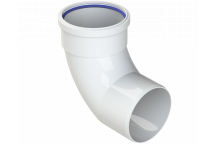 POLYPIPE RING-SEAL BEND (1XSCKT);4\"/110MM 92.5DEG WT