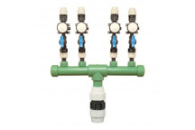PLASSON BELOW-GROUND MANIFOLD 4 PORT W/MCP KIT 63MM X 25MM