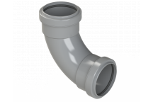 PUSHFIT SWEPT BEND 91.25DEG; 50MM GREY