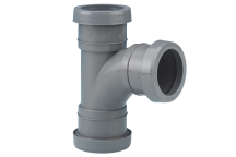 E.Tupling Push-Fit Waste 32mm 90° Swept Branch Grey