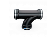 FERNCO PVC FLEXIBILE TEE 105-116MM (4\")