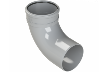 POLYPIPE RING-SEAL BEND (1XSCKT);6\"/160MM 92.5DEG GY
