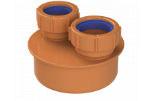 DRAIN WASTE PIPE ADAPTOR; 4\"/110MM