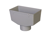 E.TUPLING 110MM HOPPER HALF ROUND KOMMERCIAL GREY