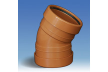 E.TUPLING 110MM UG DOUBLE SOCKET 30 DEGREE BEND