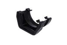 E.TUPLING SQUARE-ROUND GUTTER ADAPTOR - BLACK