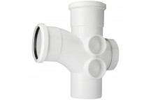 POLYPIPE RING-SEAL ACCESS BRANCH;4\"/110MM 112.5D WHT