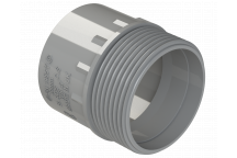 S/WELD ADAPTOR; 40MM GREY