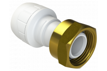 POLYPLUMB ENHANCED - 15X3/4\" STRAIGHT TAP CONNECTOR - WHITE