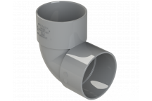 S/WELD KNUCKLE BEND 90DEG; 50MM GREY