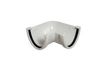 FLO RWHCP115 90DEG GUTTER ANGLE;115MM WH