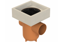 DRAIN BOTTLE GULLY BACK INLET; 4\"/110MM