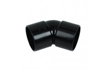 E.TUPLING SOLVENT WASTE 45DEG BEND - 40MM - BLACK