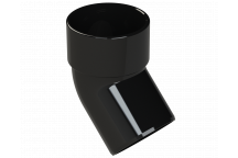 S/WELD SPIGOT BEND 45DEG; 40MM BLACK