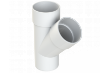 S/WELD JUNCTION 45DEG; 50MM WHITE