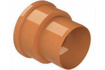 DRAIN SUPER CLAY PIPE ADAPTOR; 4\"/110MM