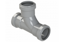 PUSHFIT SWEPT TEE 91.25DEG; 40MM GREY