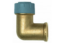 POLYPLUMB FEMALE ELBOW BRASS; 15MMX1/2\"