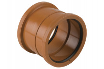 110MM DOUBLE SOCKET PVC (BS) COUPLER