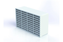 DOMUS VENTILATION DOUBLE AIRBRICK WHITE