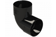S/WELD KNUCKLE BEND 90DEG; 50MM BLACK