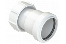 PUSHFIT THREADED COUPLING; 40MM WHITE
