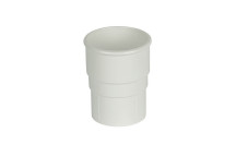 E.TUPLING 68MM ROUND DOWNPIPE SOCKET - WHITE
