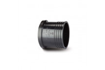 POLYPIPE RING-SEAL DRAIN CONNECTOR; 3\"/82MM BLACK