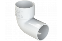 S/WELD SWIVEL BEND 92.5DEG; 32MM WHITE