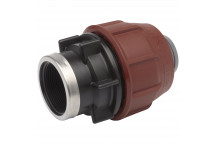 PLASSON FEMALE ADAPTOR 63MM BARRIER X 1.1/2\"