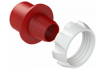 POLYFAST RED PE ADAPTOR SET; 25MM