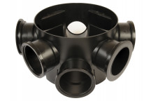 315MM DIA. SHALLOW ACCESS CHAMBER BASE 190MM INVERT (INC. 2 SOCKET PLUGS)